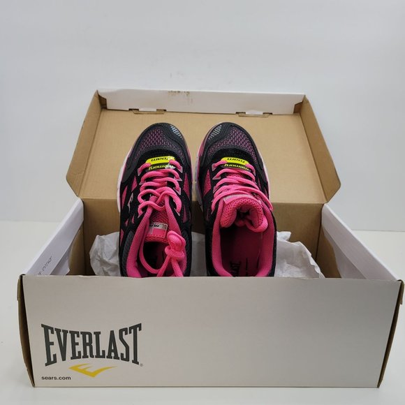 Everlast Dash Girl's Youth Running Athletic Shoes Fuchsia/Black US Size 2M NIB - Picture 2 of 11